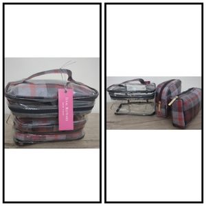 Isaac Mizrahi cosmetic/toiletry bag set (NWT)